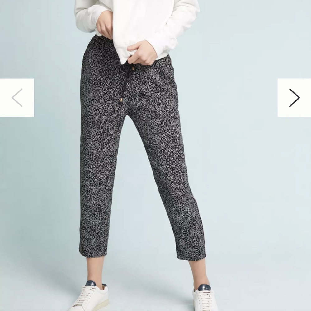 Anthropologie Track Stripe Joggers